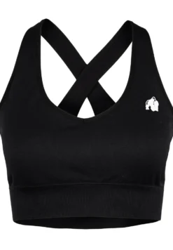 Gorilla Wear Hilton Seamless Sportbeha - Zwart