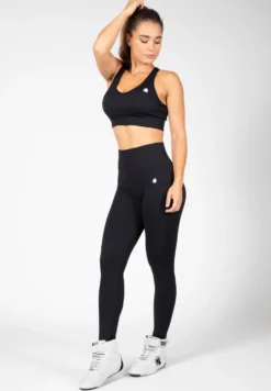 Gorilla Wear Hilton Seamless Sportbeha - Zwart