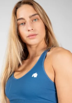 Gorilla Wear Hilton Seamless Sportbeha - Blauw