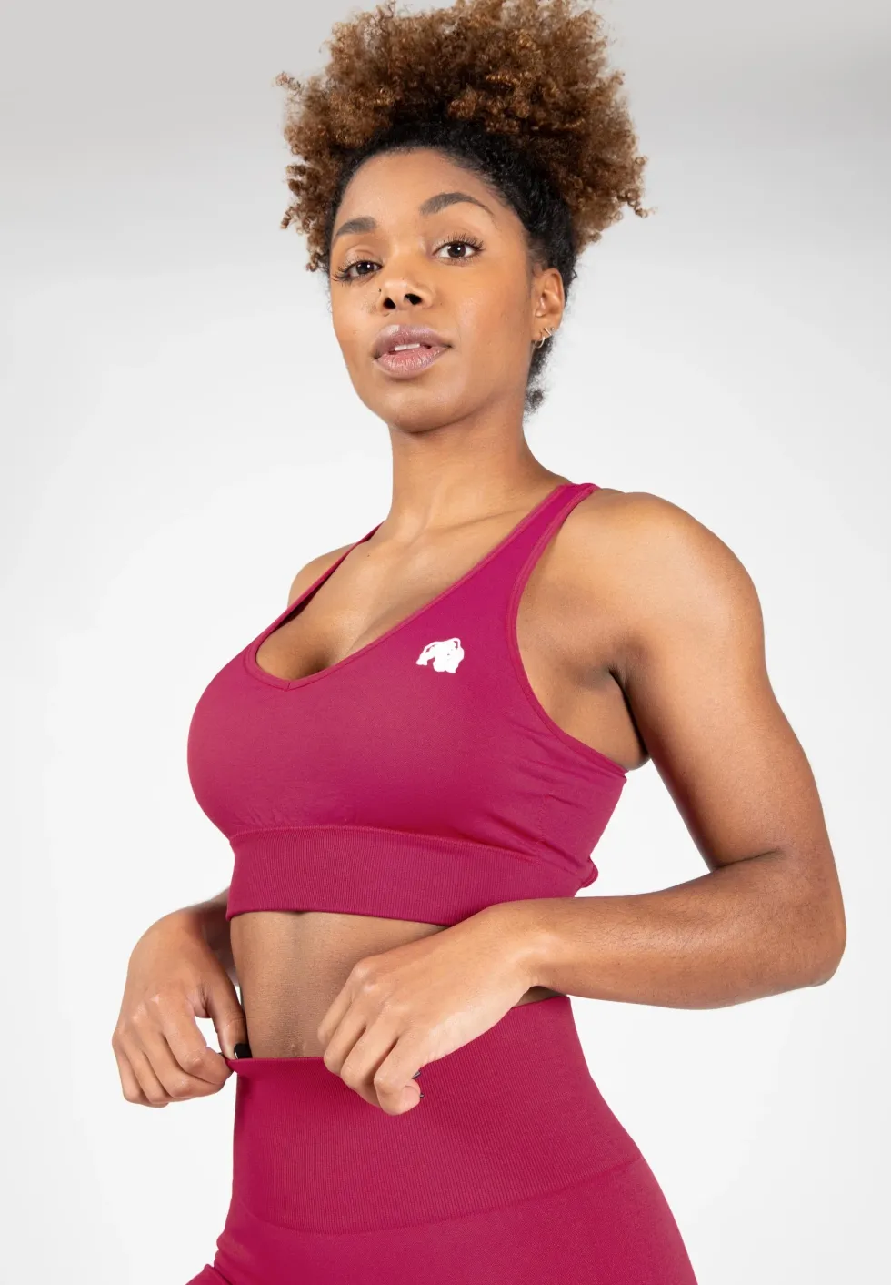 Gorilla Wear Hilton Seamless Sportbeha - Fuchsia
