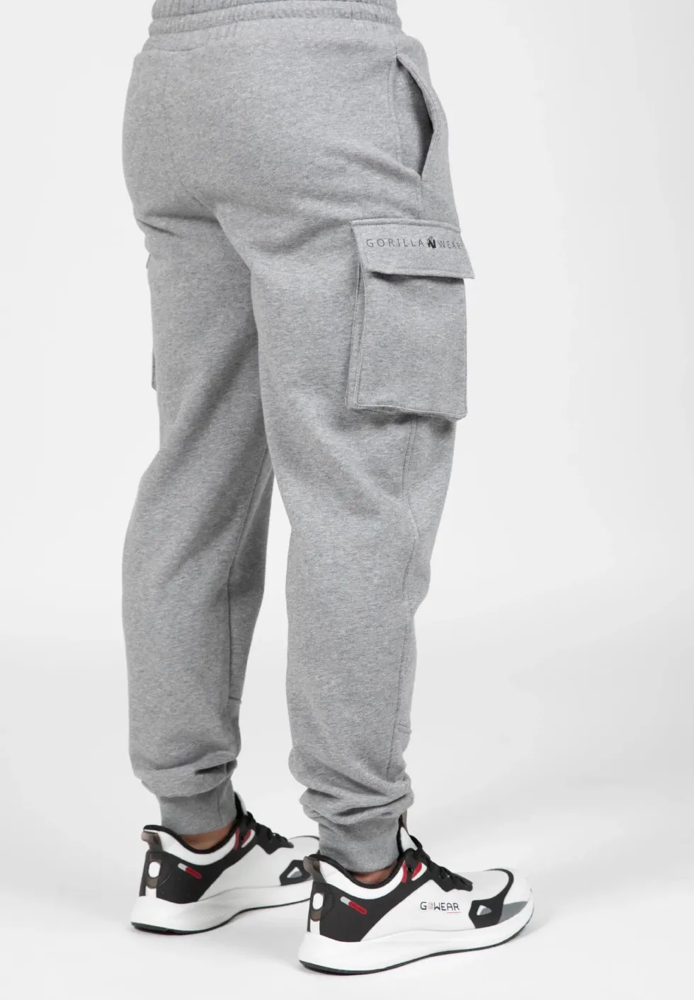 Gorilla Wear Hudson Cargo Joggingbroek - Grijs Gemeleerd