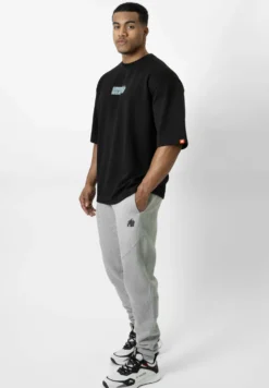 Gorilla Wear Idaho Oversized Waffle T-shirt - Zwart