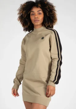 Gorilla Wear Isabella Sweatshirt Jurk - Beige