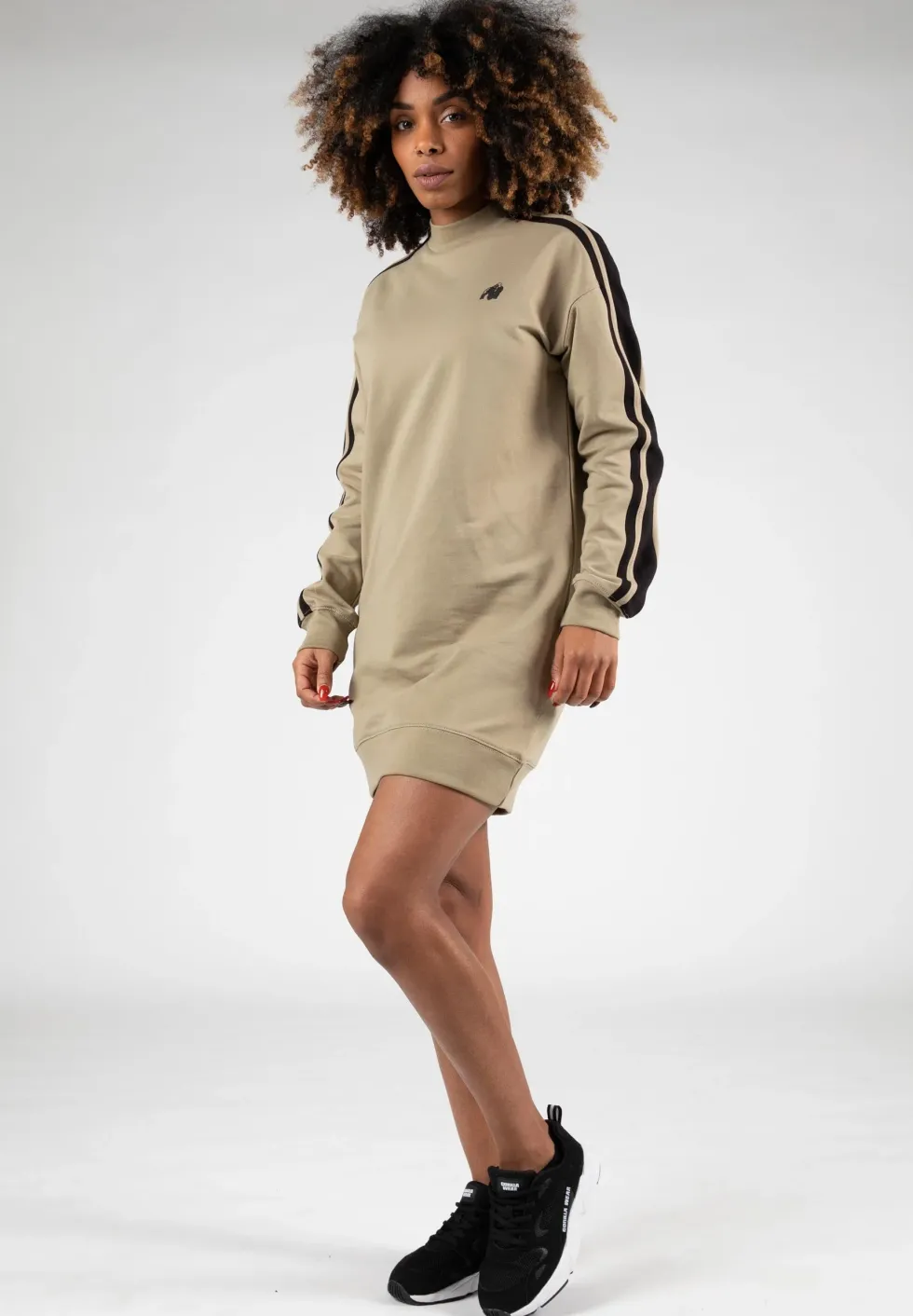 Gorilla Wear Isabella Sweatshirt Jurk - Beige