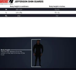 Gorilla Wear Jefferson Scheenbeschermers - Zwart