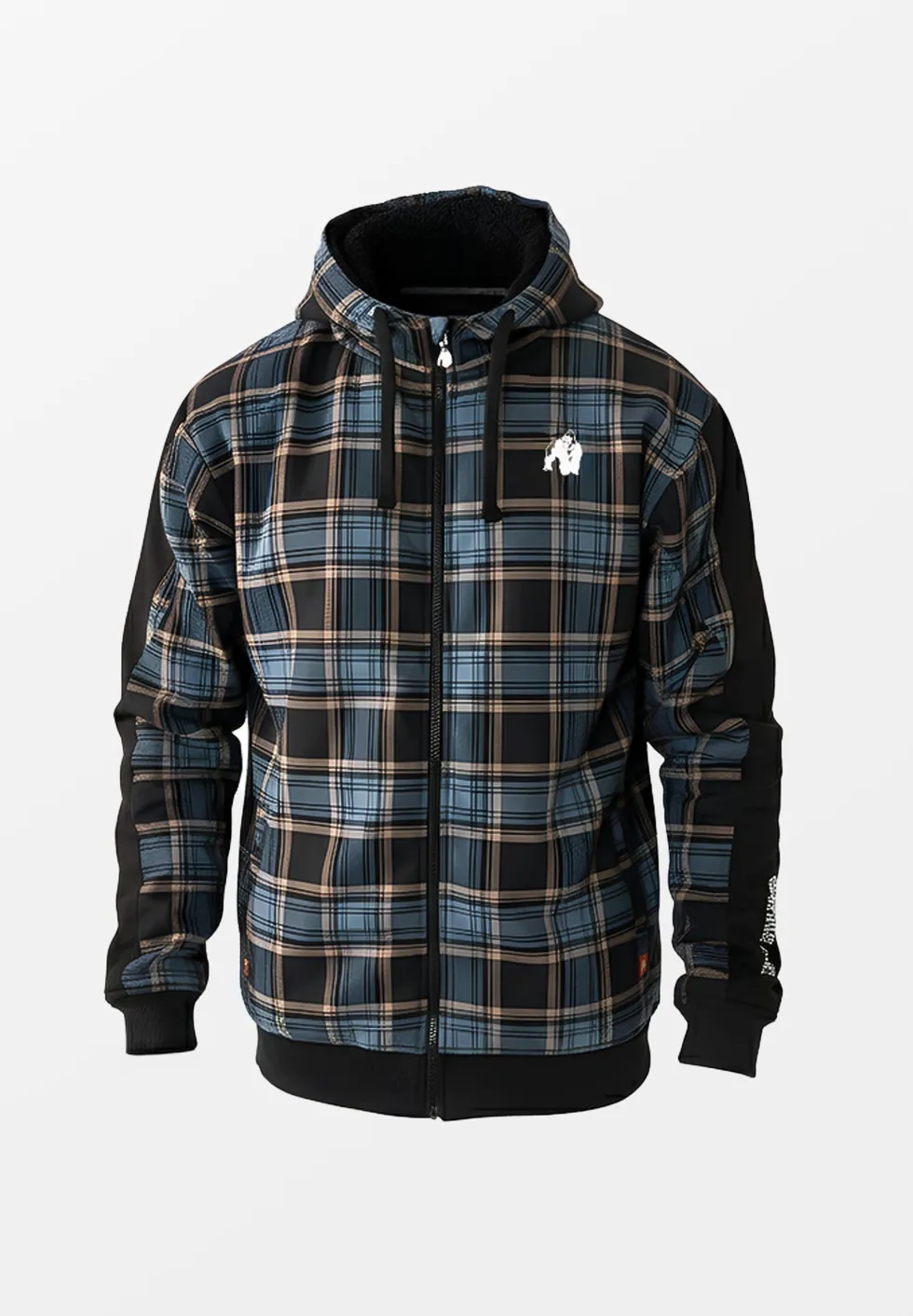Gorilla Wear Kenton Jas - Zwart/Blauw