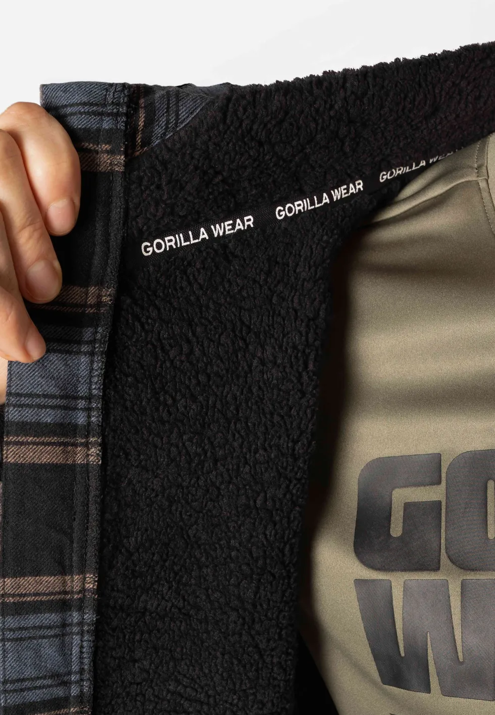 Gorilla Wear Kenton Jas - Zwart/Blauw