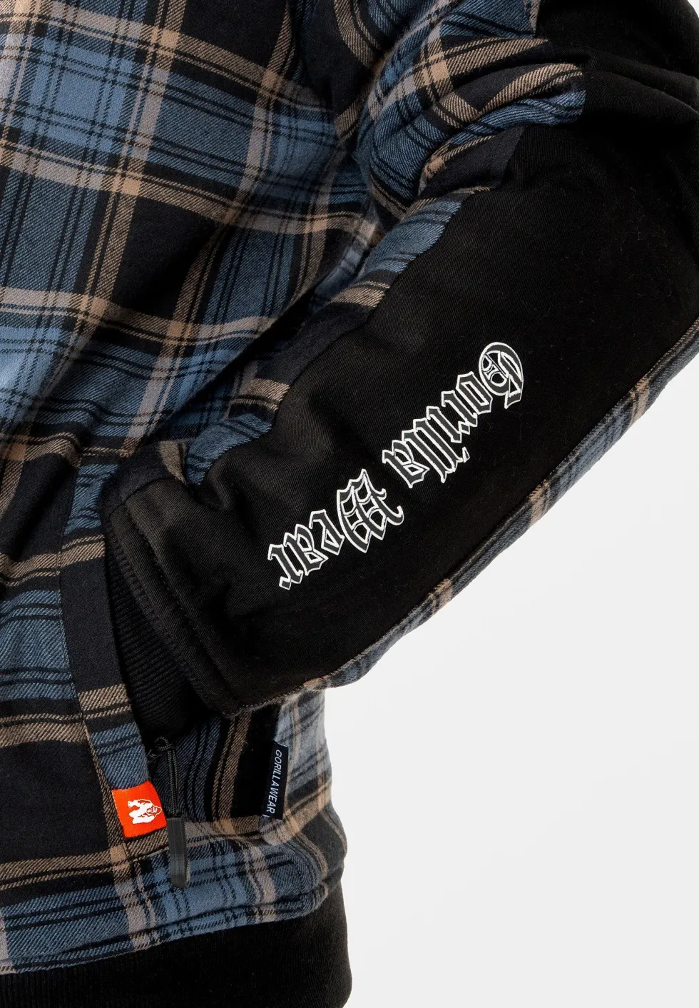 Gorilla Wear Kenton Jas - Zwart/Blauw