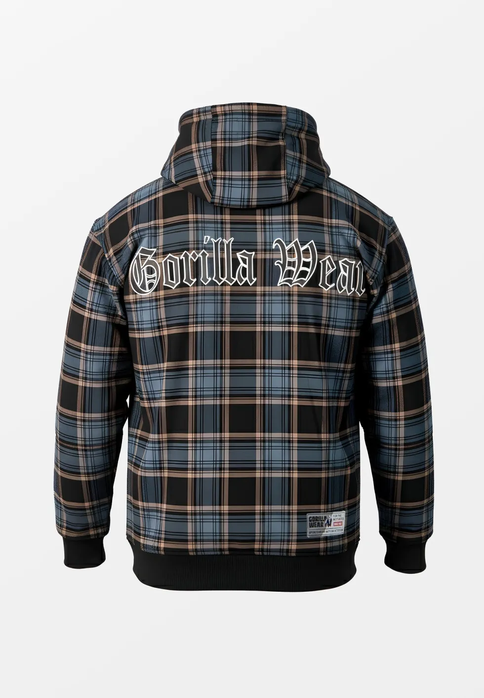 Gorilla Wear Kenton Jas - Zwart/Blauw