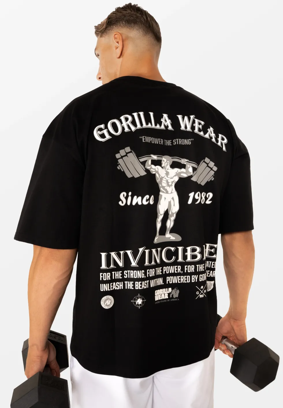 Gorilla Wear Kingston Oversized T-shirt - Zwart