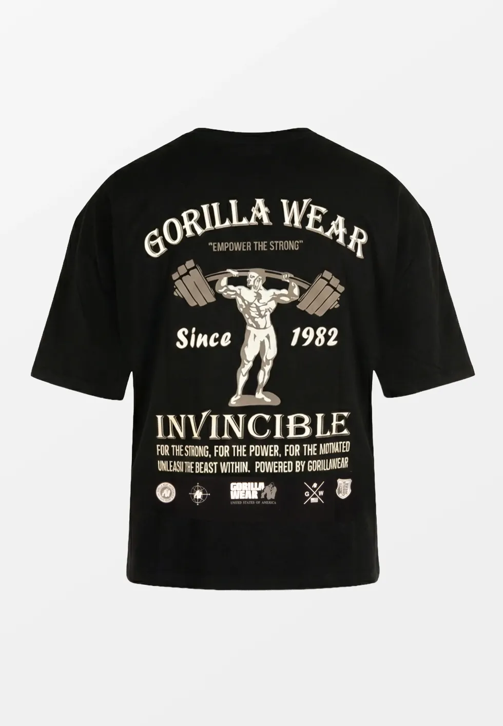 Gorilla Wear Kingston Oversized T-shirt - Zwart