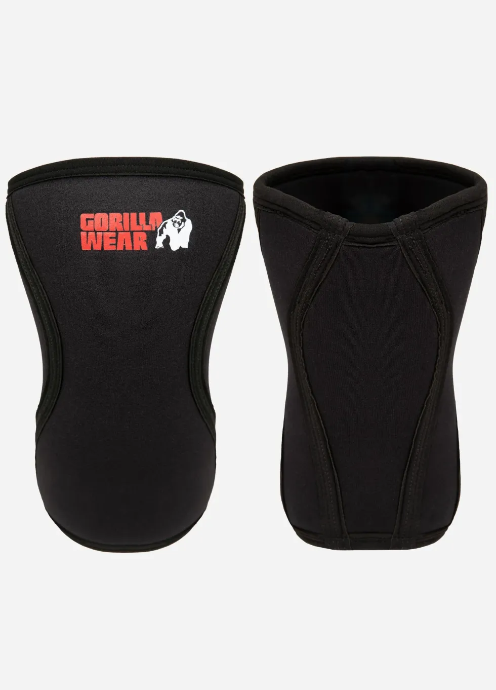 Gorilla Wear Knee Sleeves - 5mm - Zwart