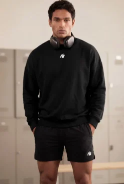 Gorilla Wear Leeds Oversized Sweater - Zwart