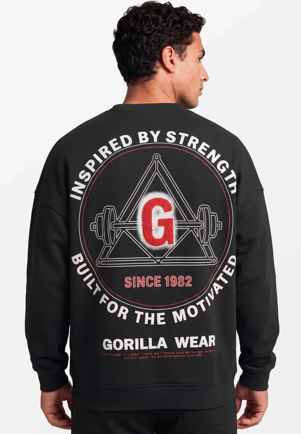 Gorilla Wear Leeds Oversized Sweater - Zwart