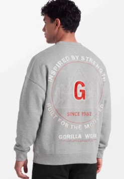Gorilla Wear Leeds Oversized Sweater - Lichtgrijs