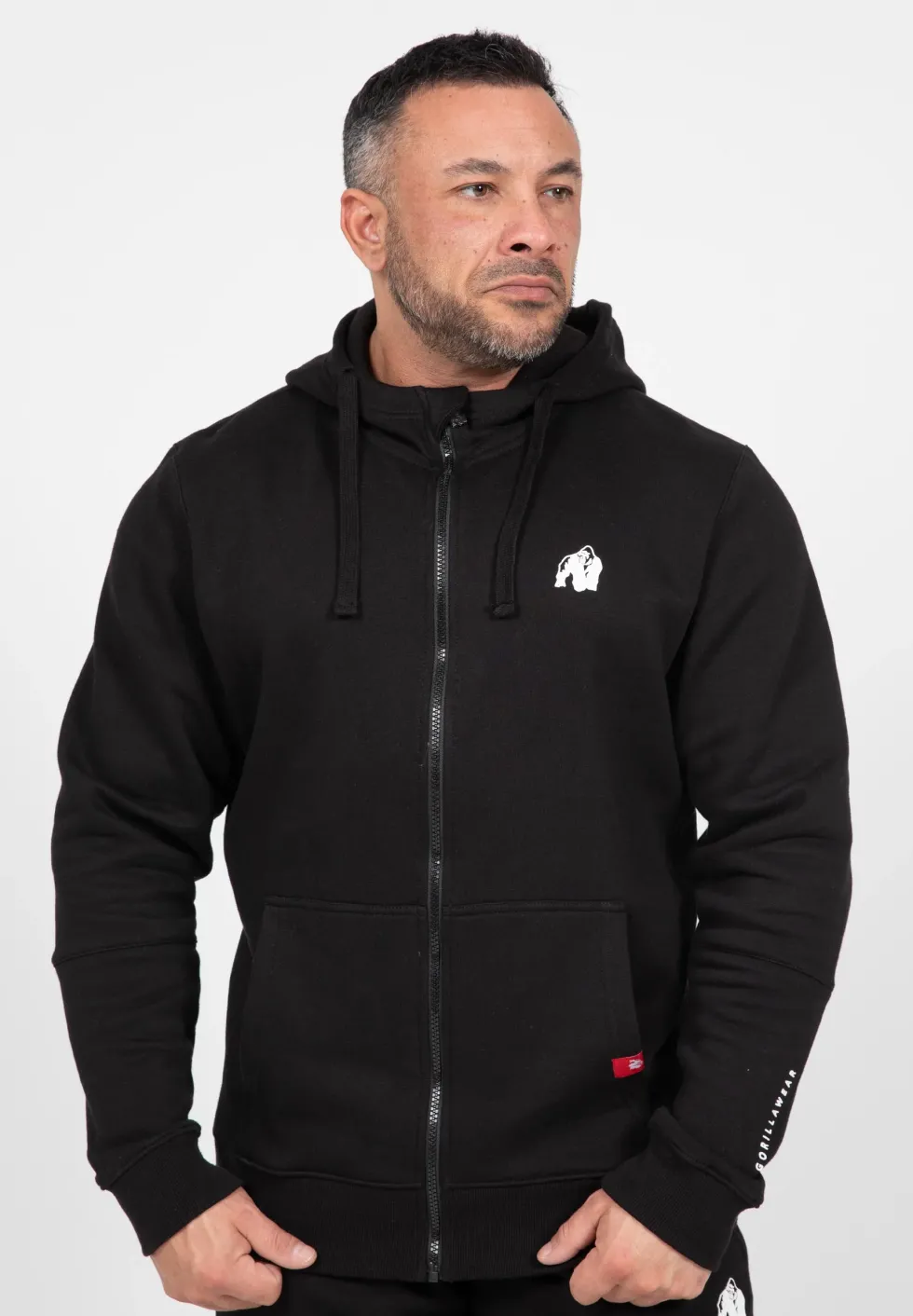 Gorilla Wear Leon Vest met Capuchon - Zwart