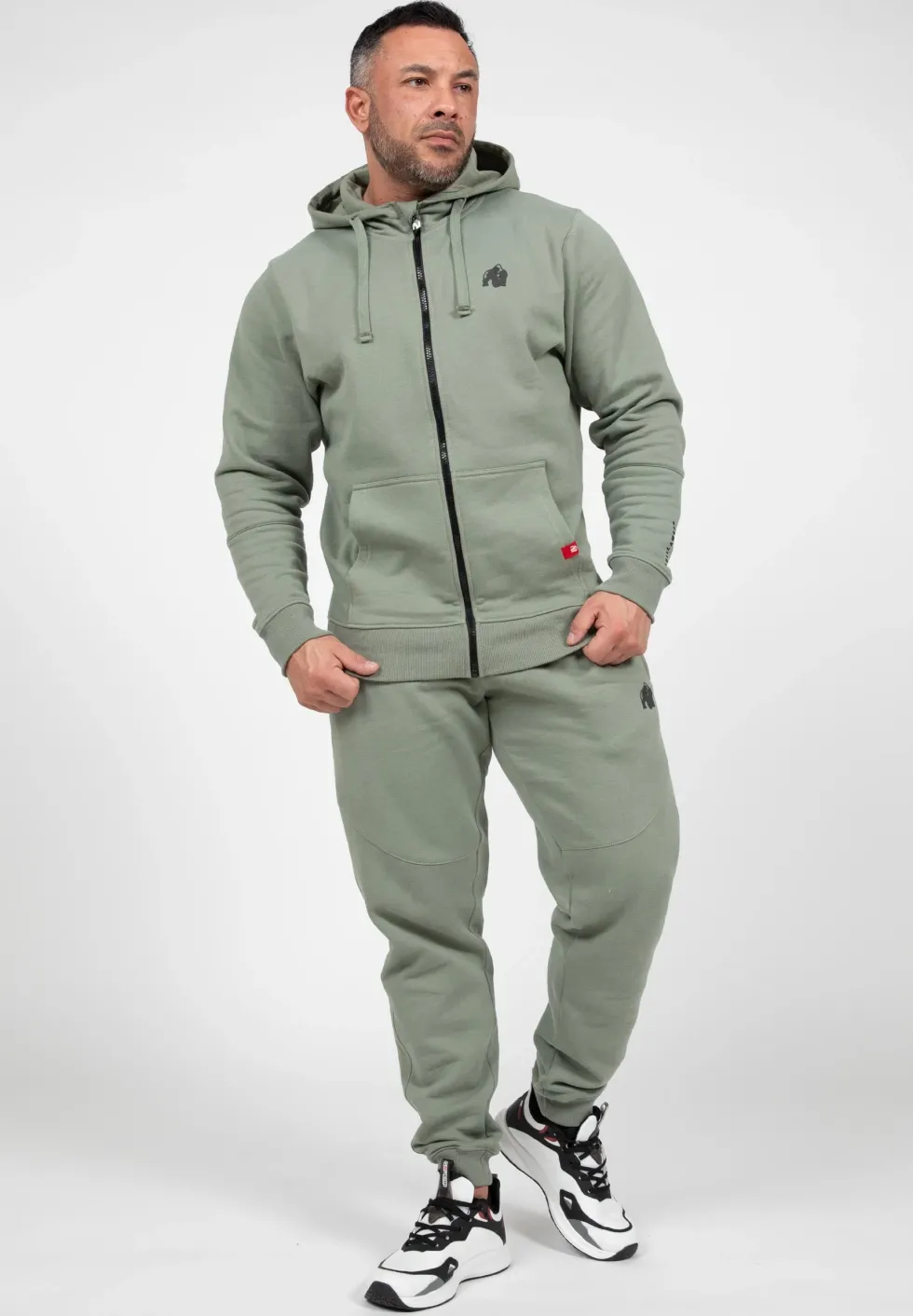 Gorilla Wear Leon Vest met Capuchon - Groen