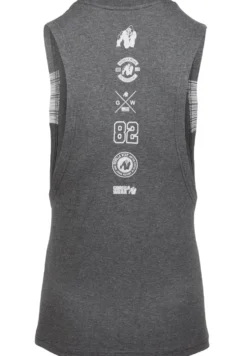 Gorilla Wear Lopez Drop Armhole Tank Top - Donkergrijs