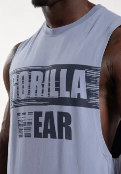 Gorilla Wear Lopez Drop Armhole Tank Top - Stonewash Blauw