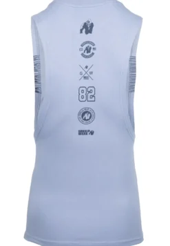 Gorilla Wear Lopez Drop Armhole Tank Top - Stonewash Blauw