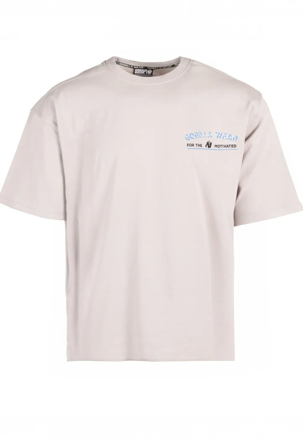 Gorilla Wear Macon Oversized T-shirt - Lichtgrijs