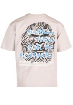 Gorilla Wear Macon Oversized T-shirt - Lichtgrijs