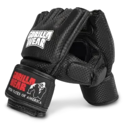 Gorilla Wear Manton MMA Handschoenen (Met Duim) - Zwart/Wit