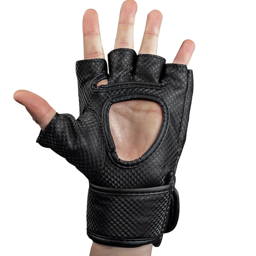 Gorilla Wear Manton MMA Handschoenen (Met Duim) - Zwart/Wit