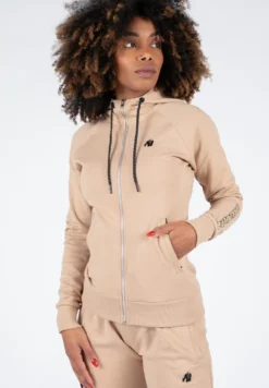 Gorilla Wear Marion Vest met Capuchon - Beige