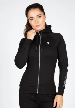 Gorilla Wear Marion Vest met Capuchon - Zwart