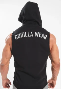 Gorilla Wear Marshall Mouwloze Hoodie - Zwart