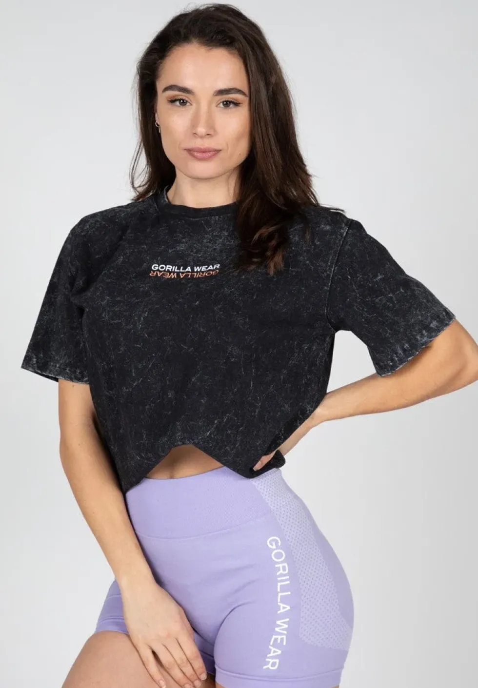 Gorilla Wear Medina Oversized T-shirt - Washed Zwart
