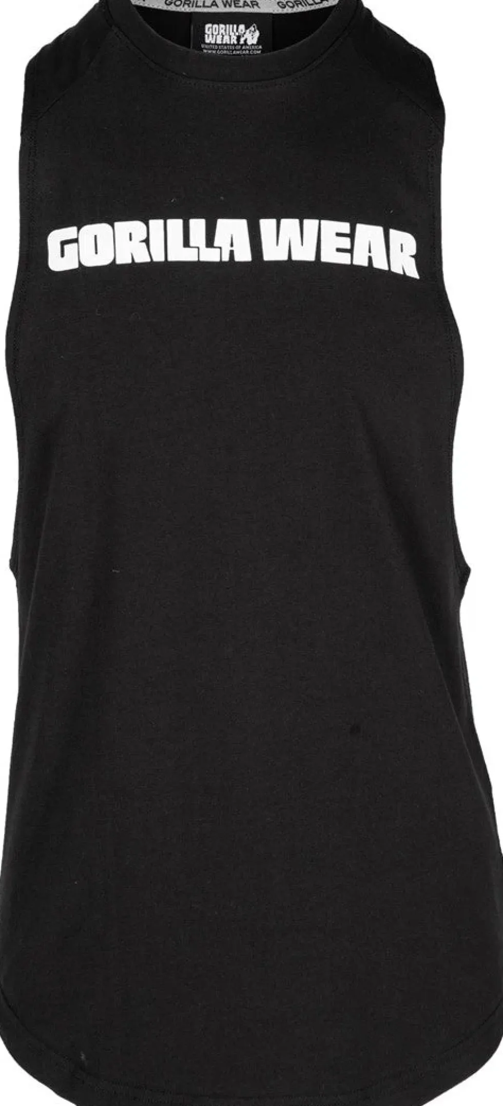 Gorilla Wear Milo Drop Armhole Tank Top - Zwart