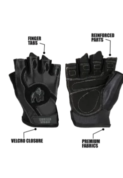 Gorilla Wear Mitchell Training Gloves - Fitness Handschoenen - Zwart