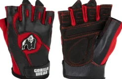 Gorilla Wear Mitchell Training Gloves - Fitness Handschoenen - Zwart/Rood