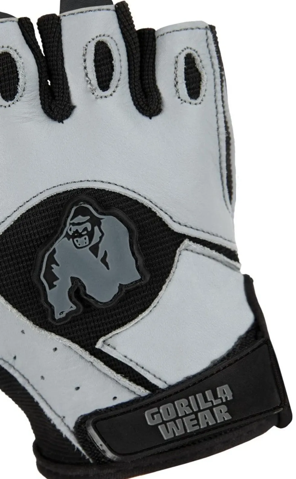 Gorilla Wear Mitchell Training Gloves - Fitness Handschoenen - Zwart/Grijs