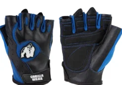 Gorilla Wear Mitchell Training Gloves - Fitness Handschoenen - Zwart/Blauw