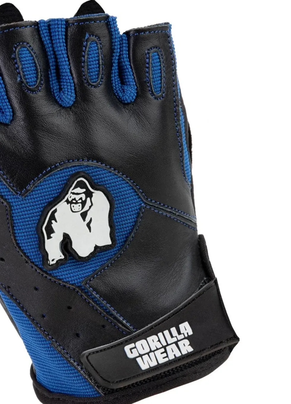 Gorilla Wear Mitchell Training Gloves - Fitness Handschoenen - Zwart/Blauw
