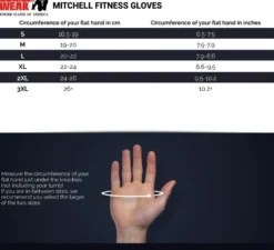 Gorilla Wear Mitchell Training Gloves - Fitness Handschoenen - Zwart/Blauw