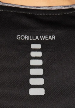 Gorilla Wear Monetta Performance T-Shirt - Grijs Gemeleerd/Zwart