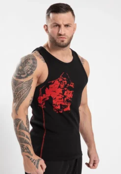 Gorilla Wear Monterey Tank Top - Zwart/Rood