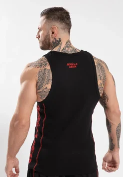 Gorilla Wear Monterey Tank Top - Zwart/Rood