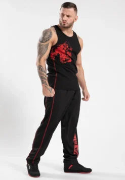 Gorilla Wear Monterey Tank Top - Zwart/Rood