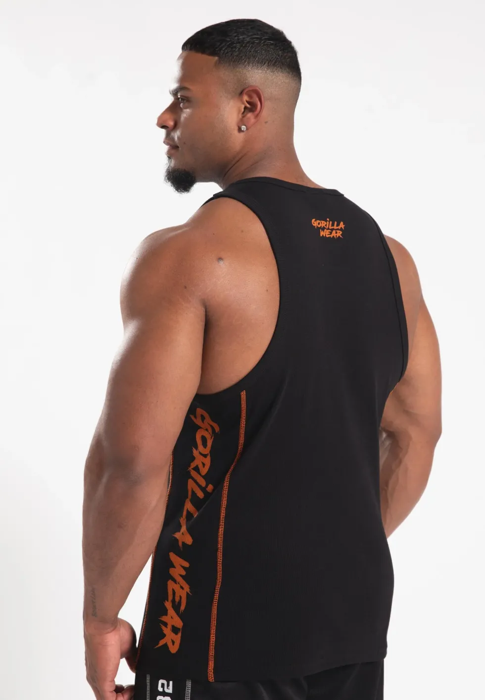 Gorilla Wear Monterey Tank Top - Zwart/Oranje