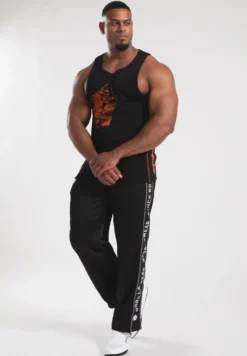 Gorilla Wear Monterey Tank Top - Zwart/Oranje