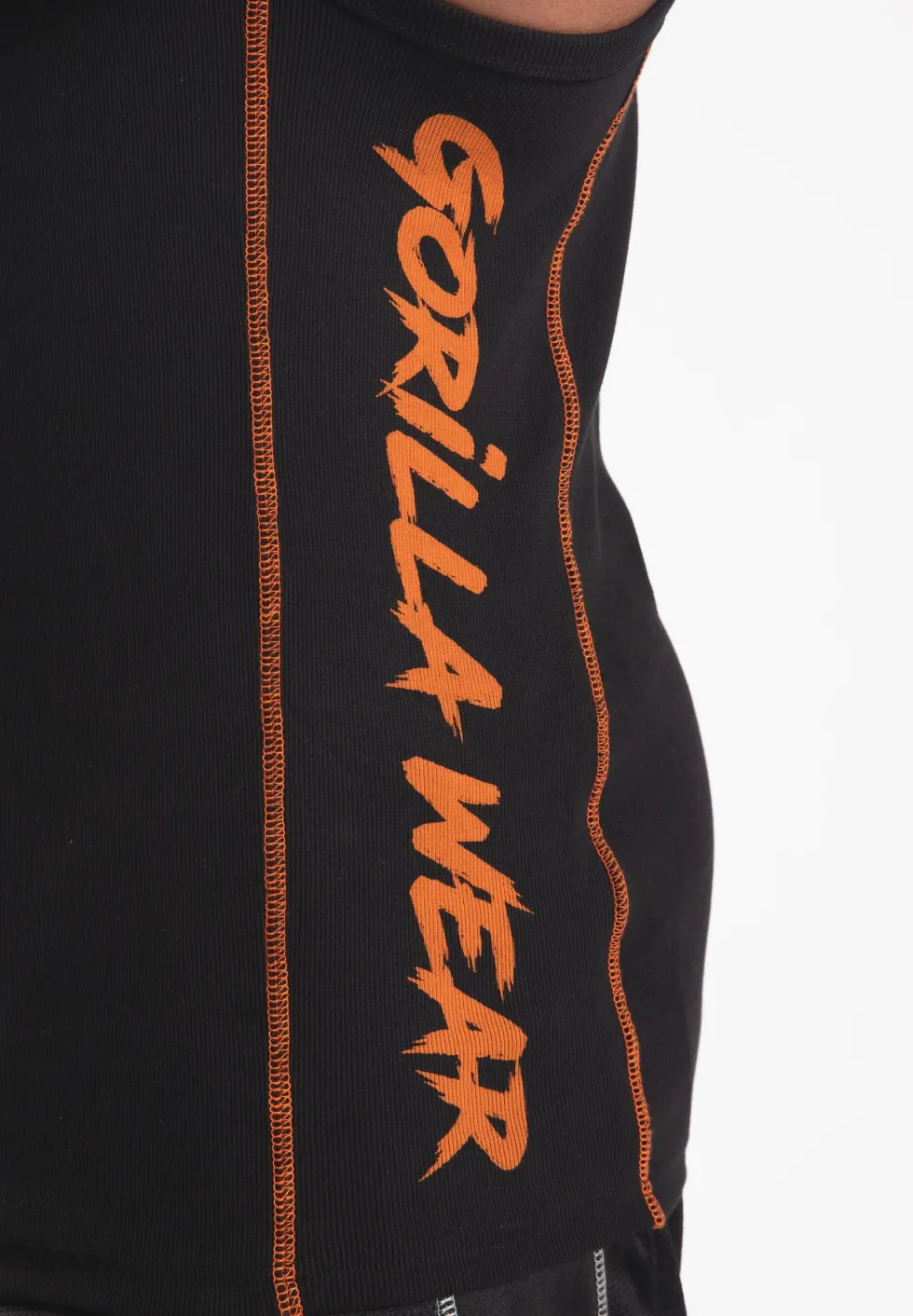 Gorilla Wear Monterey Tank Top - Zwart/Oranje