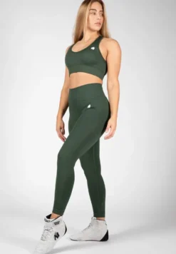 Gorilla Wear Neiro Seamless Sportbeha - Legergroen