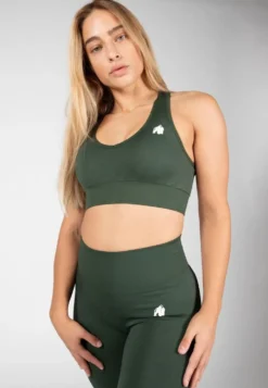 Gorilla Wear Neiro Seamless Sportbeha - Legergroen