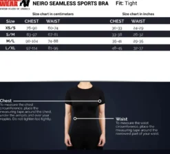Gorilla Wear Neiro Seamless Sportbeha - Legergroen