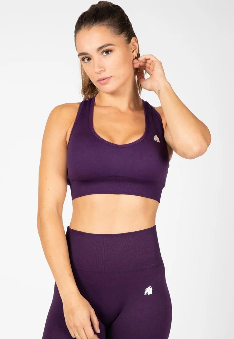 Gorilla Wear Neiro Seamless Sportbeha - Paars